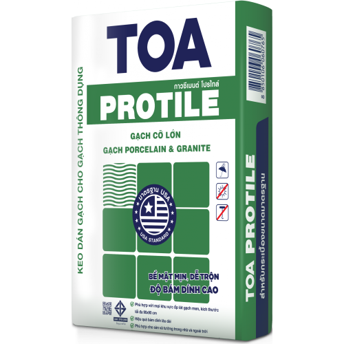 KEO DÁN GẠCH TOA PROTILE 20KG – CHUYÊN DÙNG GẠCH MEN, MOSAIC