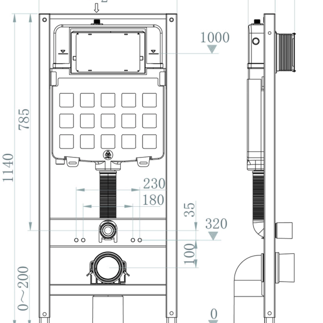 Bàn cầu treo tường V901