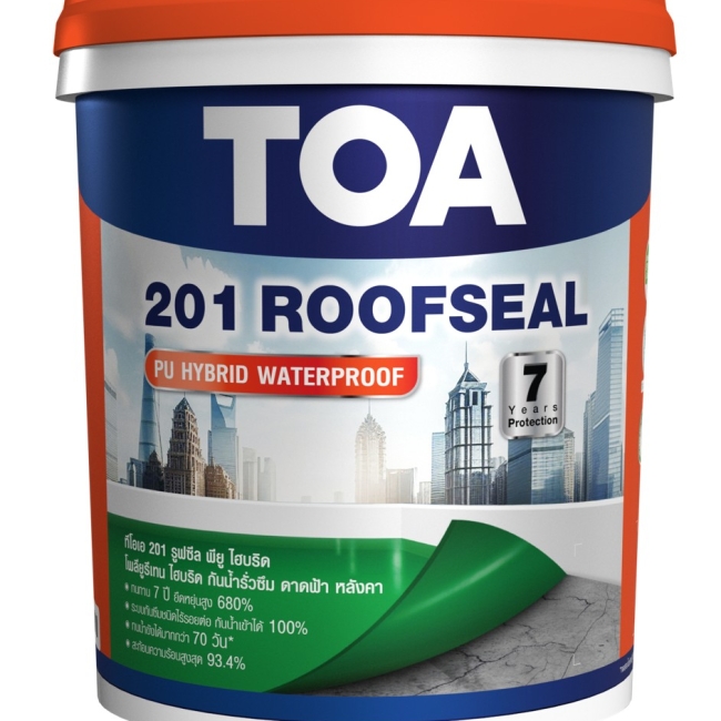 Sơn chống thấm sàn mái TOA 201 Roofseal PU Hybrid